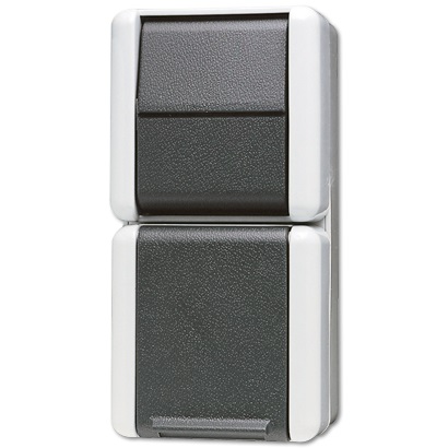 JUNG 876 W presa energia Bianco