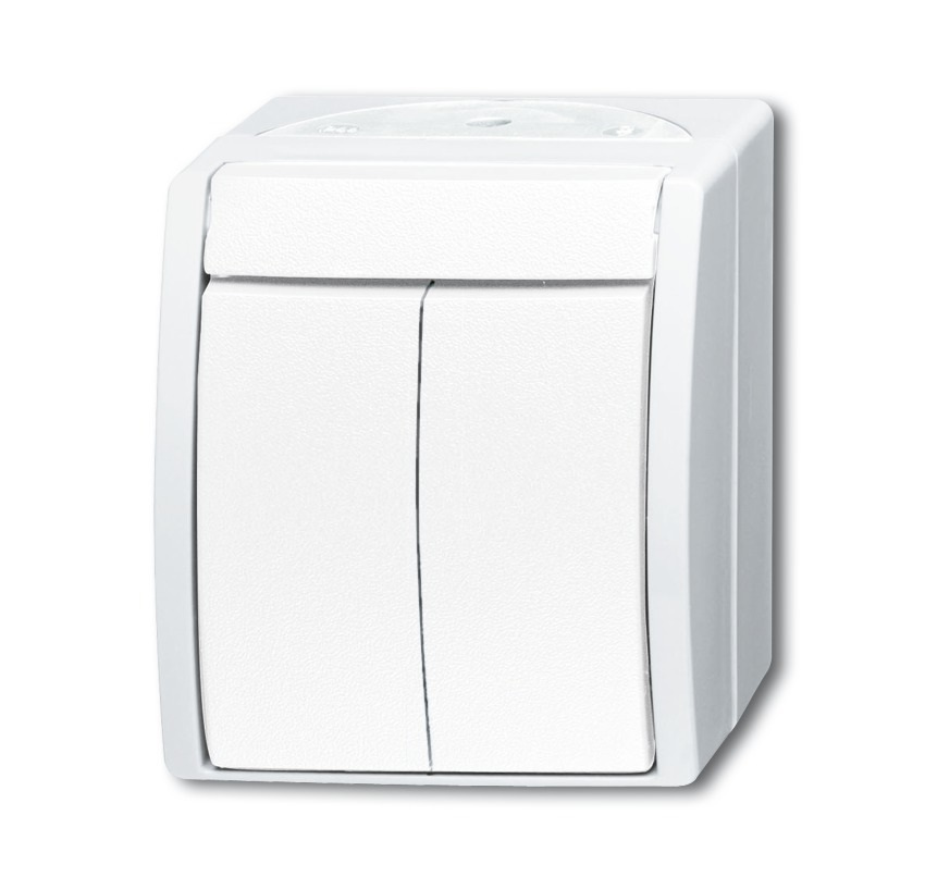 Busch-Jaeger 2601/5 W-54 2P Bianco