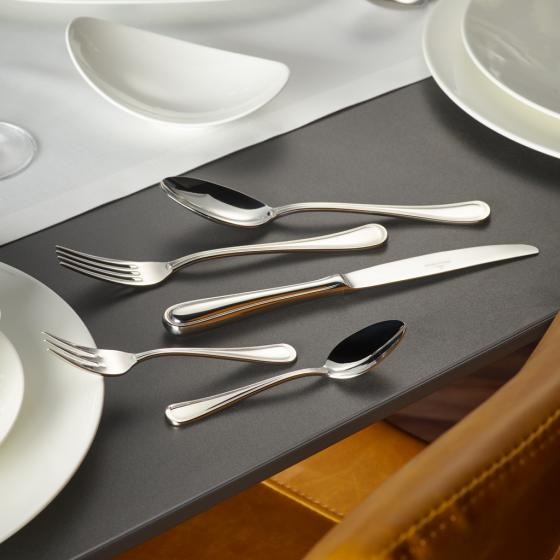 Villeroy & Boch Neufaden Merlemont Set di Posate 30 Pz in Acciaio Inossidabile Argento/Platino, Lavabile in Lavastoviglie, Servizio per 6 Persone