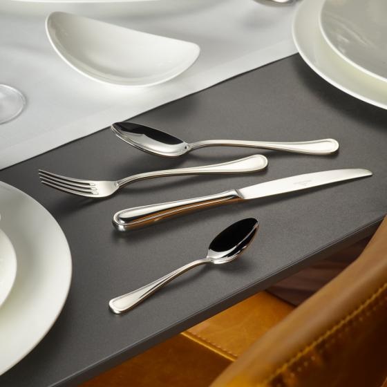 Villeroy & Boch Neufaden Merlemont Set di Posate 30 Pz in Acciaio Inossidabile Argento/Platino, Lavabile in Lavastoviglie, Servizio per 6 Persone
