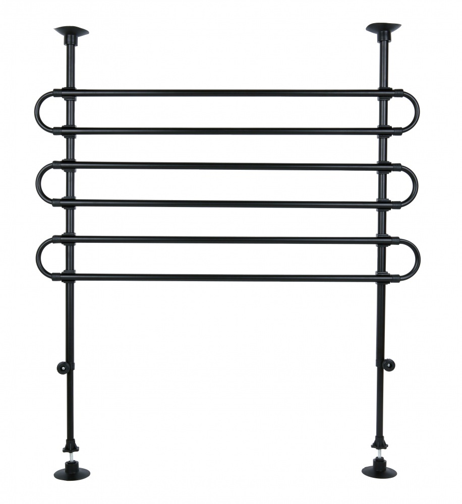 Trixie Divisorio di Protezione Auto in Metallo Laccato - 3 Elementi Regolabili (85-140 cm x 75-110 cm)