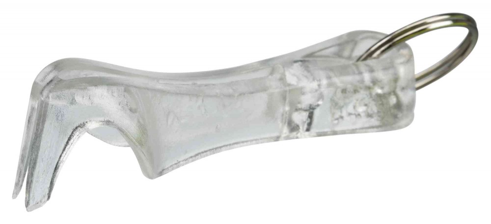 Trixie Rimuovi Zecche per Cani e Gatti - Antiparassitario in Plastica da 6,5 cm o 7 cm con Anello per Rimozione Sicura
