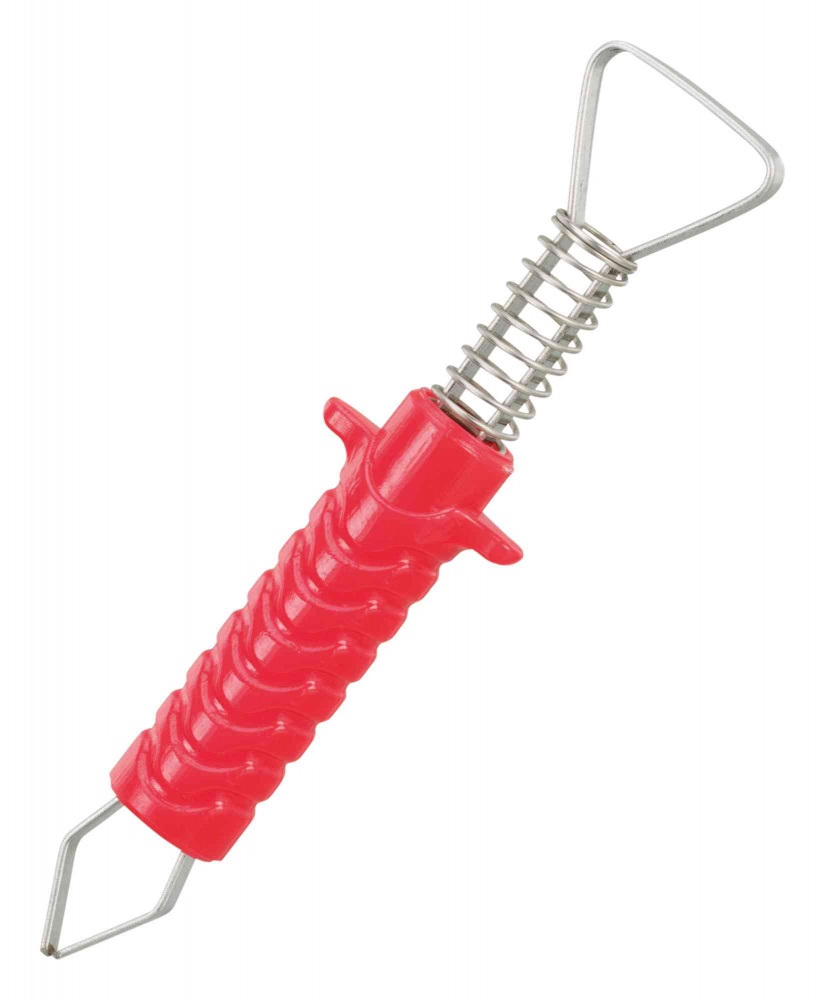 TRIXIE Pinzetta per Zecche in Metallo con Molla - 8 cm, Rimozione Sicura e Pratica
