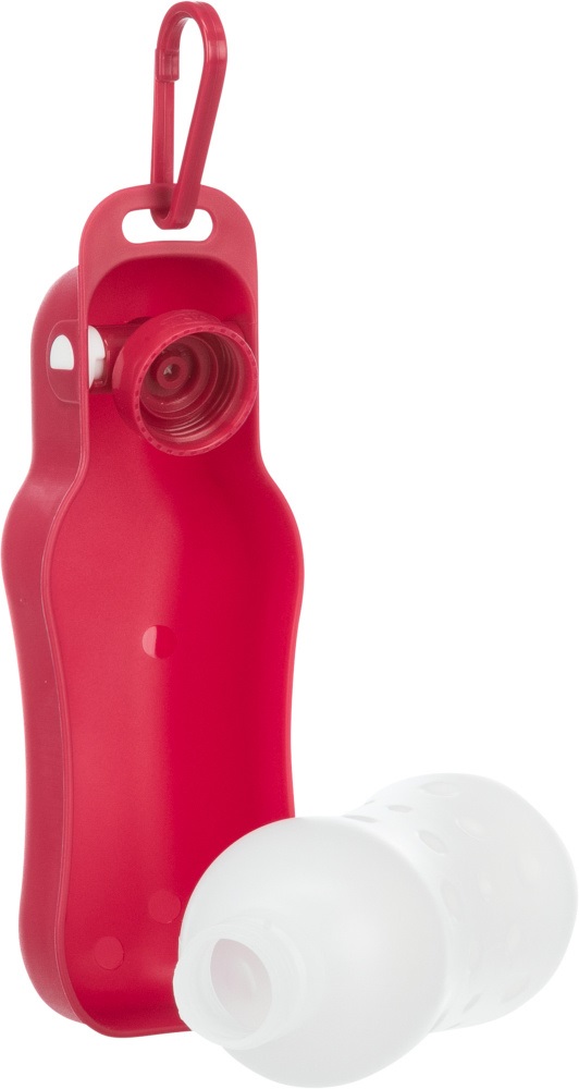 Trixie Distributore d'Acqua per Cani con Bottiglietta e Ciotola Pieghevole - Capacità 250 ml