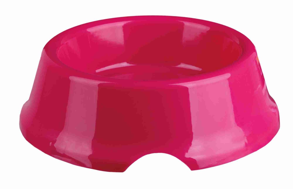 TRIXIE Ciotola in Plastica 0,5L Ø14cm con Piedini Antiscivolo - Colori Assortiti
