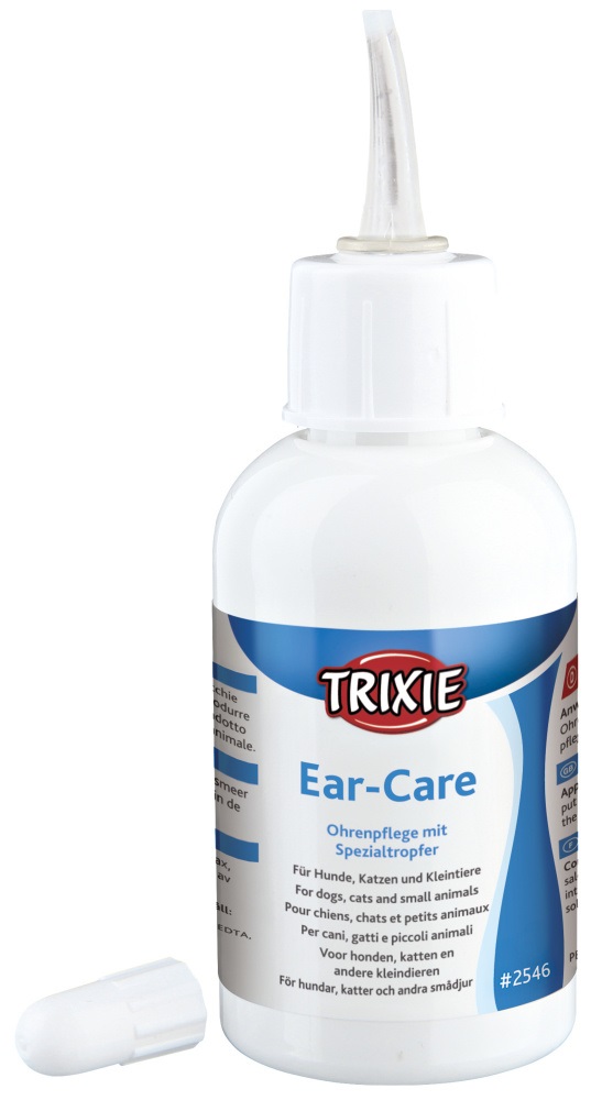 Trixie Detergente per Pulizia Orecchie 50ml - Adatto per Cani, Gatti e Piccoli Animali