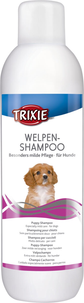 TRIXIE Shampoo per Cuccioli 1 L - Delicato sulla Pelle Sensibile, Condizionante e Ammorbidente con Estratti Naturali