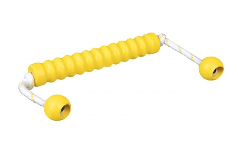 TRIXIE Gioco per Cani MOT Lungo in Gomma Naturale - Galleggiante, 20 cm / 42 cm, Colori Assortiti