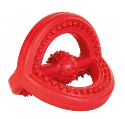 TRIXIE Giocattolo in Gomma Naturale per Cani - Gioco a Presa, 14 cm