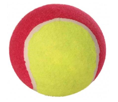 Trixie Palline da Tennis per Cani - Diametro 10 cm, Confezione Assortita da 12 Pezzi, Senza Fibre di Vetro e Gas