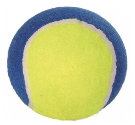 Trixie Palline da Tennis per Cani - Diametro 10 cm, Confezione Assortita da 12 Pezzi, Senza Fibre di Vetro e Gas