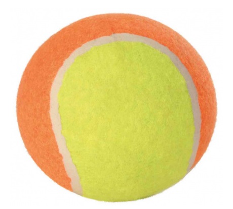 Trixie Palline da Tennis per Cani - Diametro 10 cm, Confezione Assortita da 12 Pezzi, Senza Fibre di Vetro e Gas