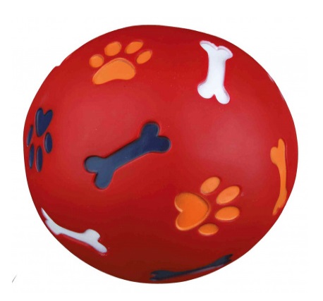 TRIXIE Palla di Alimentazione per Cani - Diametro 11 cm, Plastica, con Apertura Regolabile e Funzionalità di Gioco
