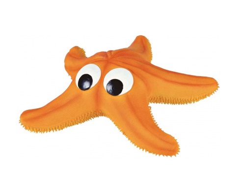 TRIXIE Stella Marina Gioco per Cani in Latex con Squittio - Diametro 23 cm