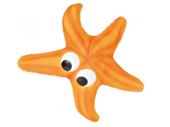 TRIXIE Stella Marina Gioco per Cani in Latex con Squittio - Diametro 23 cm