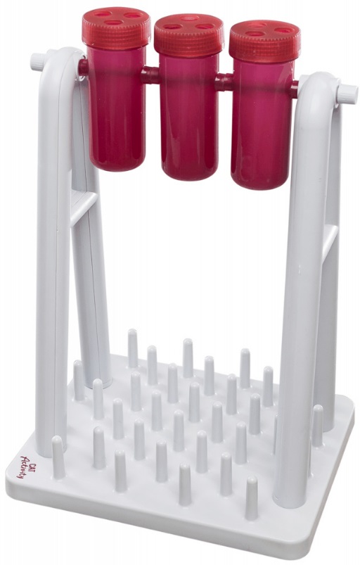 Trixie Gioco Interattivo per Gatti Cat Activity Turn Around - 22 x 33 x 18 cm, Stimola Attività Fisica e Mentale, Elementi Girevoli, Lavabile in Lavastoviglie, Antiscivolo