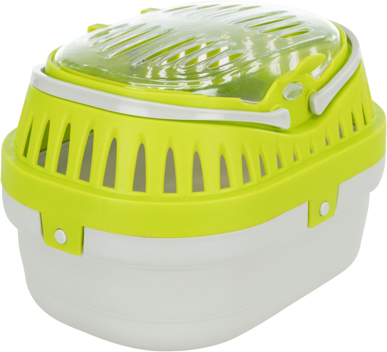 TRIXIE Peak Carrier Trasportino per Piccoli Mammiferi (Topi e Criceti) - Plastica, 18x12x13 cm, Apertura Superiore, 2 Maniglie, Colori Assortiti