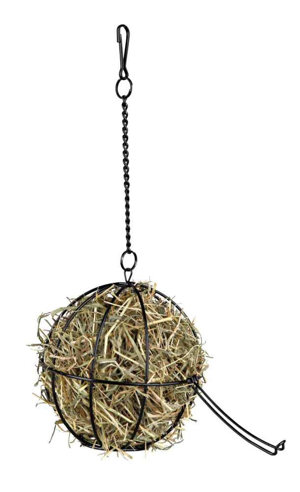 TRIXIE Mangiatoia Sferica Food-Ball per Roditori - Ø 12 cm, in Metallo, Stimola l'Attività Fisica