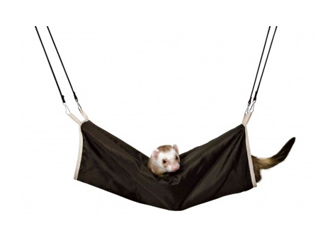 TRIXIE Tunnel Coccole per Furetti Ø 20 cm x 45 cm - Tessuto di Nylon con Imbottitura Morbida