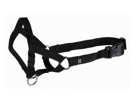 TRIXIE Collare a Cavezza Top Trainer per Addestramento Cani - Taglia M, Nero, Controllo Ottimale e Museruola Educativa