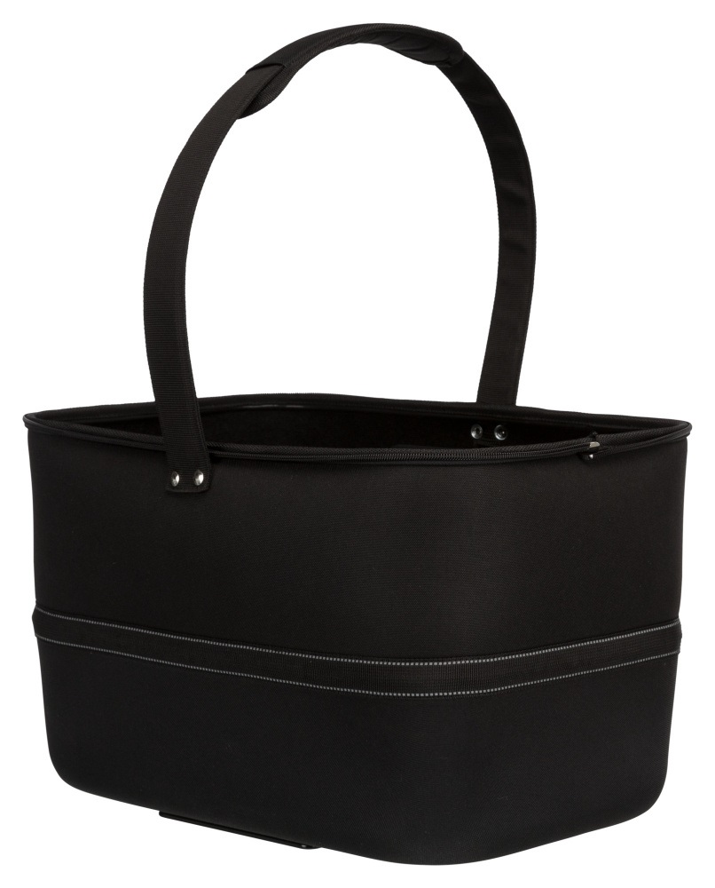 Trixie Cesto Anteriore per Bicicletta per Animali Domestici - 41 x 47 x 29 cm, Facile da Staccare, Utilizzabile come Trasportino