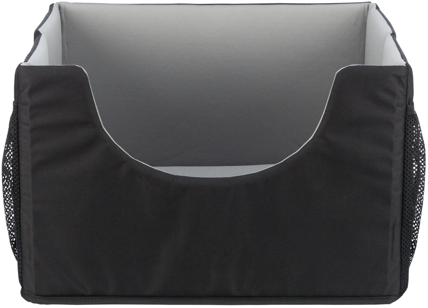 Trixie Cuccia per Automobile Nero - 45 x 28 x 40 cm, con cuscino estraibile e lacci di fissaggio