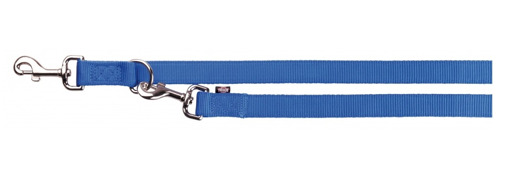 TRIXIE Premium Guinzaglio Addestramento Doppio L-XL 2,00 m 25 mm Blu Nylon