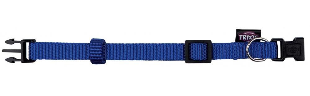 Trixie Premium Collare per Cani e Gatti Blu in Nylon XS-S 22-35 cm / 10 mm - Completamente Regolabile e Resistente