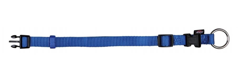 Trixie Premium Collare per Cani e Gatti Blu in Nylon S-M 30-45 cm / 15 mm - Completamente Regolabile e Resistente