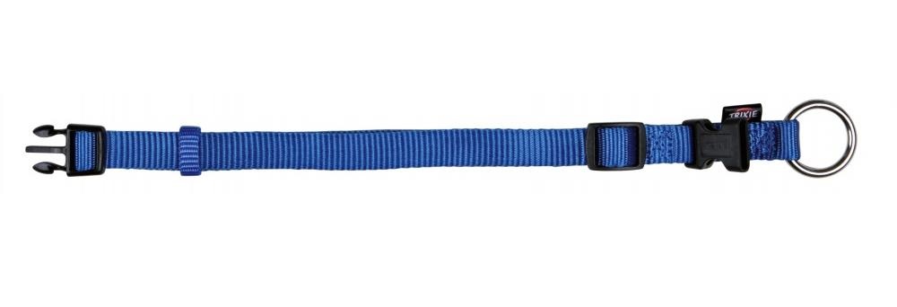 Trixie Premium Collare per Cani e Gatti Blu in Nylon M-L 35-55 cm / 20 mm - Completamente Regolabile e Resistente