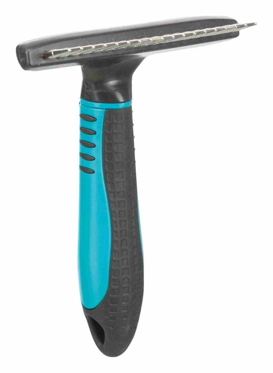 TRIXIE Pettine a Rastrello per Pelo Lungo - Rimuove Nodii e Sfoltisce il Sottopelo - Denti Lunghi 2 cm