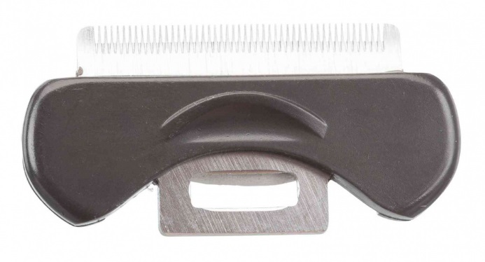 TRIXIE Pettine a Rastrello per Sottopelo in Acciaio Inossidabile per Gatti e Cani - Dimensioni 7 x 15 cm