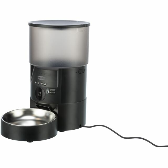Trixie Distributore Automatico di Cibo TX-C Smart - Fino a 3 Litri, Controllo App, Videocamera Integrata per Cani e Gatti