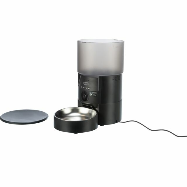 Trixie Distributore Automatico di Cibo TX-C Smart - Fino a 3 Litri, Controllo App, Videocamera Integrata per Cani e Gatti