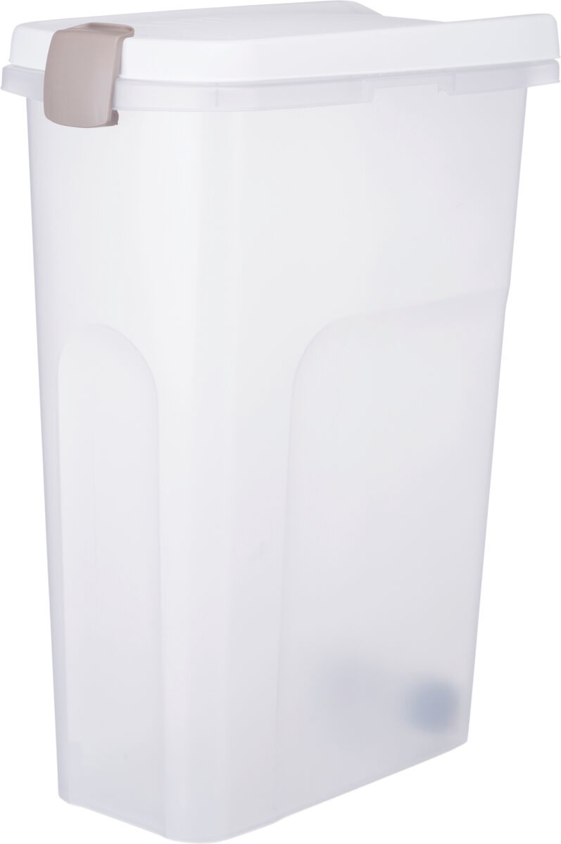 Trixie T24668 Contenitore Multiuso in Plastica Trasparente con Chiusura Ermetica, 40L, 27 × 61 × 45 cm