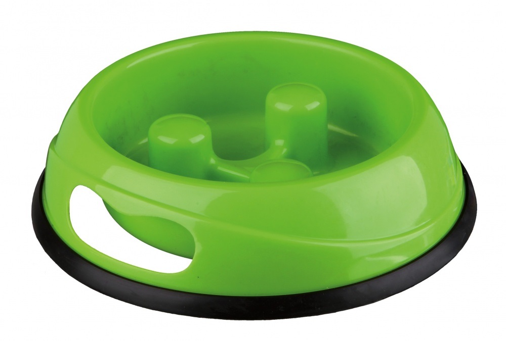 TRIXIE Ciotola Slow Feed in Plastica - 900 ml, Ø 23 cm, Antiscivolo