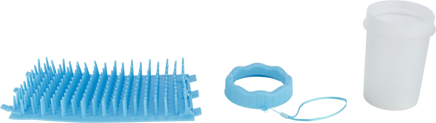 TRIXIE Pulisci Zampe in Silicone M-L per Cani e Gatti - Rimuove Sporco e Massaggia Delicatamente