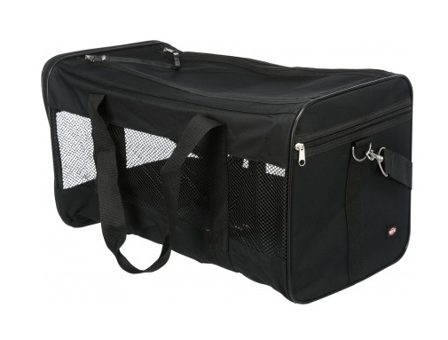 Trixie Borsa Ryan Friends on Tour - Porta Animali Domestici per Cani e Gatti fino a 9 kg, 54 x 30 x 30 cm, con Apertura Frontale e Superiore, Tracolla Regolabile