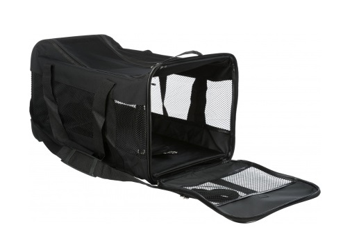 Trixie Borsa Ryan Friends on Tour - Porta Animali Domestici per Cani e Gatti fino a 9 kg, 54 x 30 x 30 cm, con Apertura Frontale e Superiore, Tracolla Regolabile