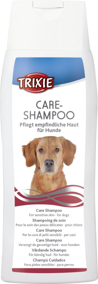 TRIXIE Shampoo Care per Cani 250 ml - Shampoo per Pelli Irritate con Calendula, Dexpantenolo e Farina d'Avena