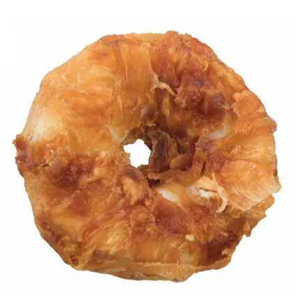 Trixie Anello da Masticare Denta Fun al Pollo per Cani - 110 g, 2 Pezzi, Ø 6 cm