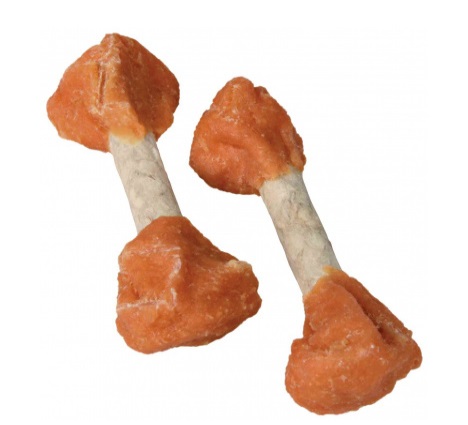 Trixie Chicken Bites 100 g - Snack per Cani e Gatti, Pollo Essiccato con Pelle di Bovino, Ricchi di Proteine, Senza Zuccheri Aggiunti