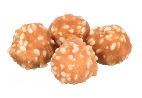 Trixie Premio Rice Chicken Balls Snack per Cani con Pollo e Riso 80 g - Carne 77%, Confezione Richiudibile, Senza Zuccheri Aggiunti