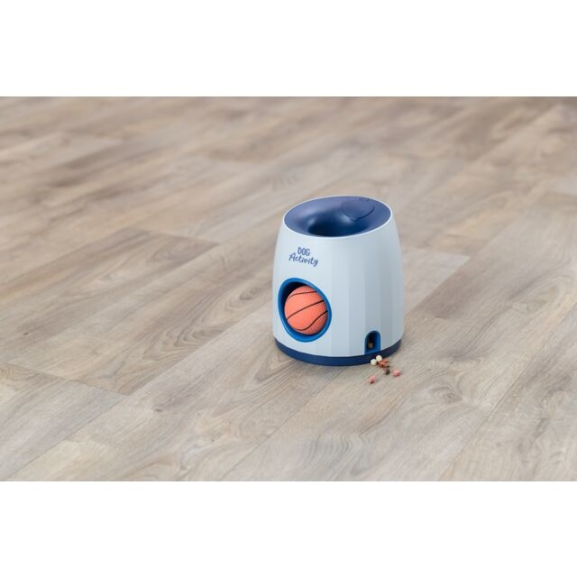 TRIXIE Ball & Treat - Giocattolo puzzle interattivo per cani, distributore snack Ø 17 x 18 cm, livello 3