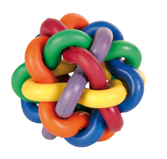 TRIXIE Palla Gomitoletto in Gomma Naturale - Diametro 7 cm