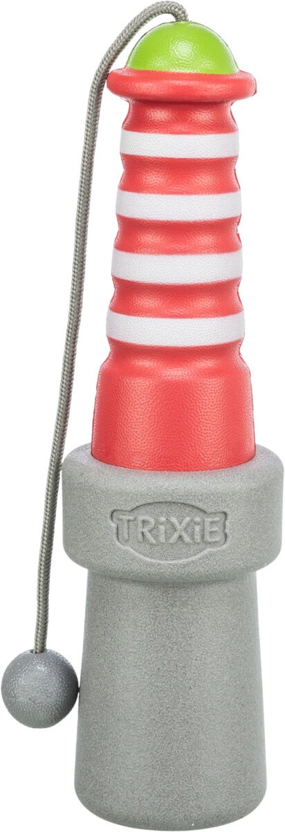 Trixie Faro Acquatico per Cani - Gioco Galleggiante con Auto-Raddrizzamento, Ø 8 x H 26 cm
