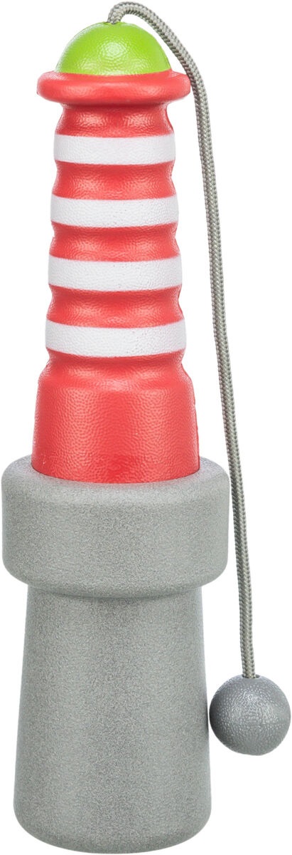 Trixie Faro Acquatico per Cani - Gioco Galleggiante con Auto-Raddrizzamento, Ø 8 x H 26 cm