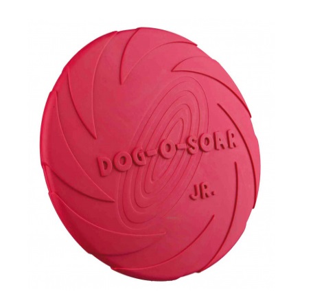TRIXIE Frisbee in Gomma Naturale 15 cm - Disco Galleggiante per Cani, Basso Rischio di Lesioni, Colori Assortiti