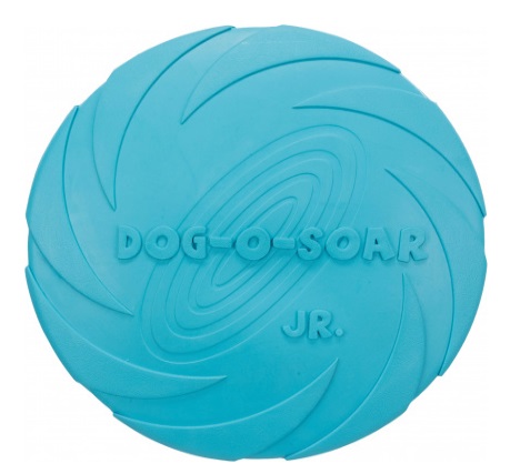 TRIXIE Frisbee in Gomma Naturale 15 cm - Disco Galleggiante per Cani, Basso Rischio di Lesioni, Colori Assortiti