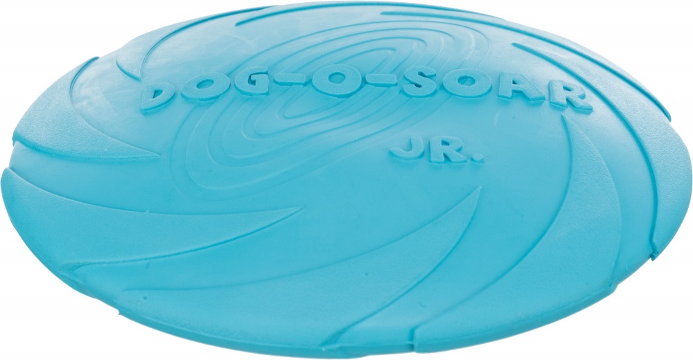 TRIXIE Frisbee Dog-o-soar in Gomma Naturale Galleggiante - Diametro 18 cm, Basso Rischio di Lesioni, Adatto a Cani Giovani e Sensibili
